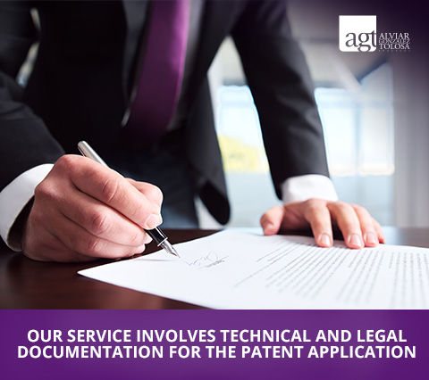 Lawyer Signing a Patent Application