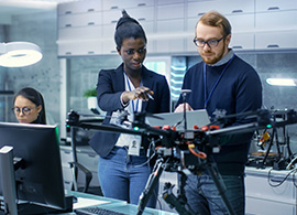 Engineers Working on an Invention for a Trademark Registration