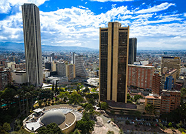 Panoramic View of Bogot Colombia