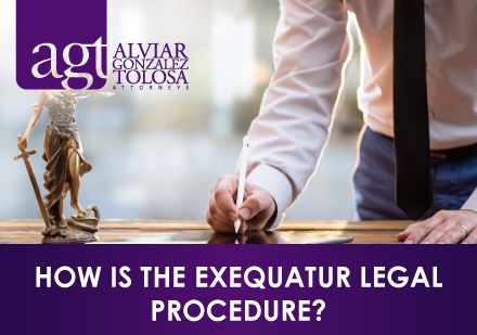 How is the Exequatur Legal Procedure? Attorney With Documents